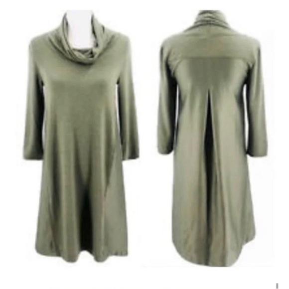 ANTHROPOLOGIE Olive Sweater Dress